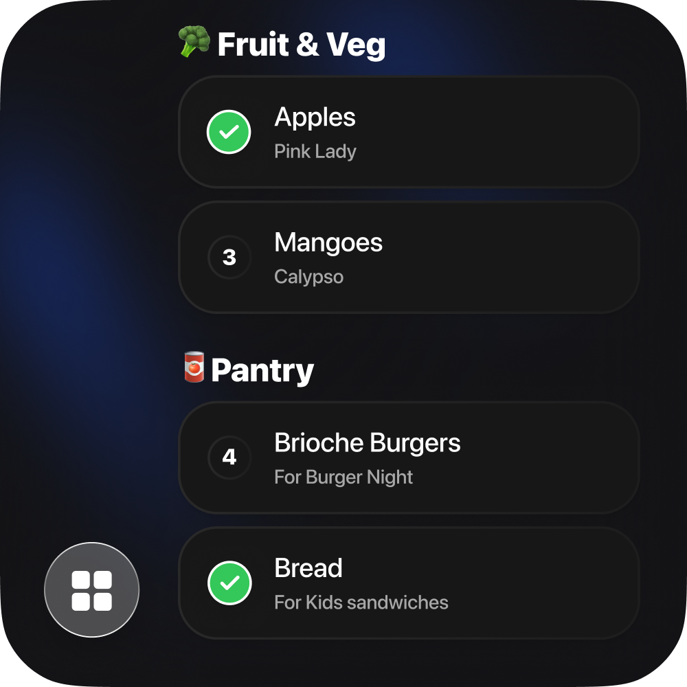 One Tap Organise Feature
